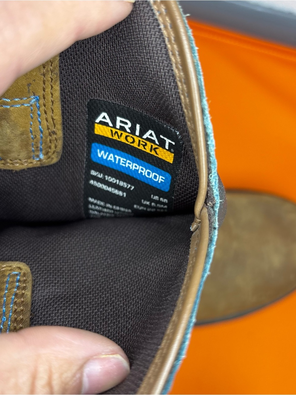 Ariat Women's WorkHog H2O Waterproof Work Boots Size 8B - Picture 2 of 13
